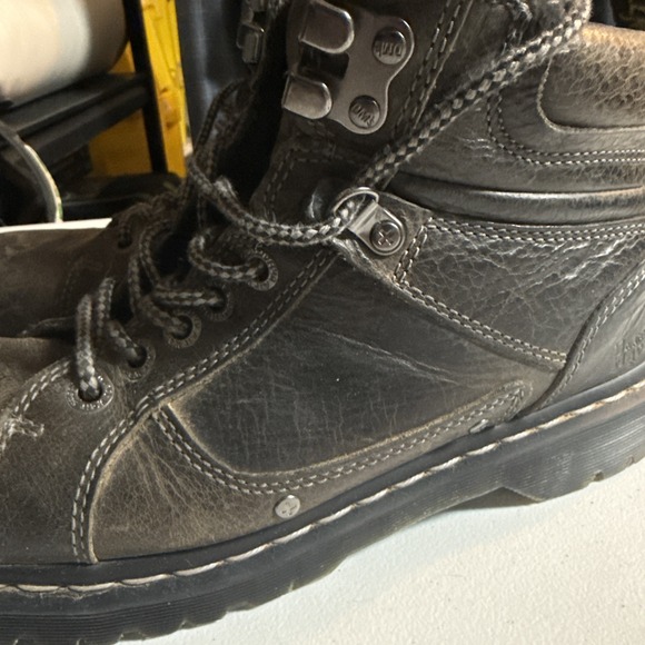 Vintage Dr. Martens Soren Lace Up Distressed Brown Leather Boot Size 9 - Picture 4 of 12